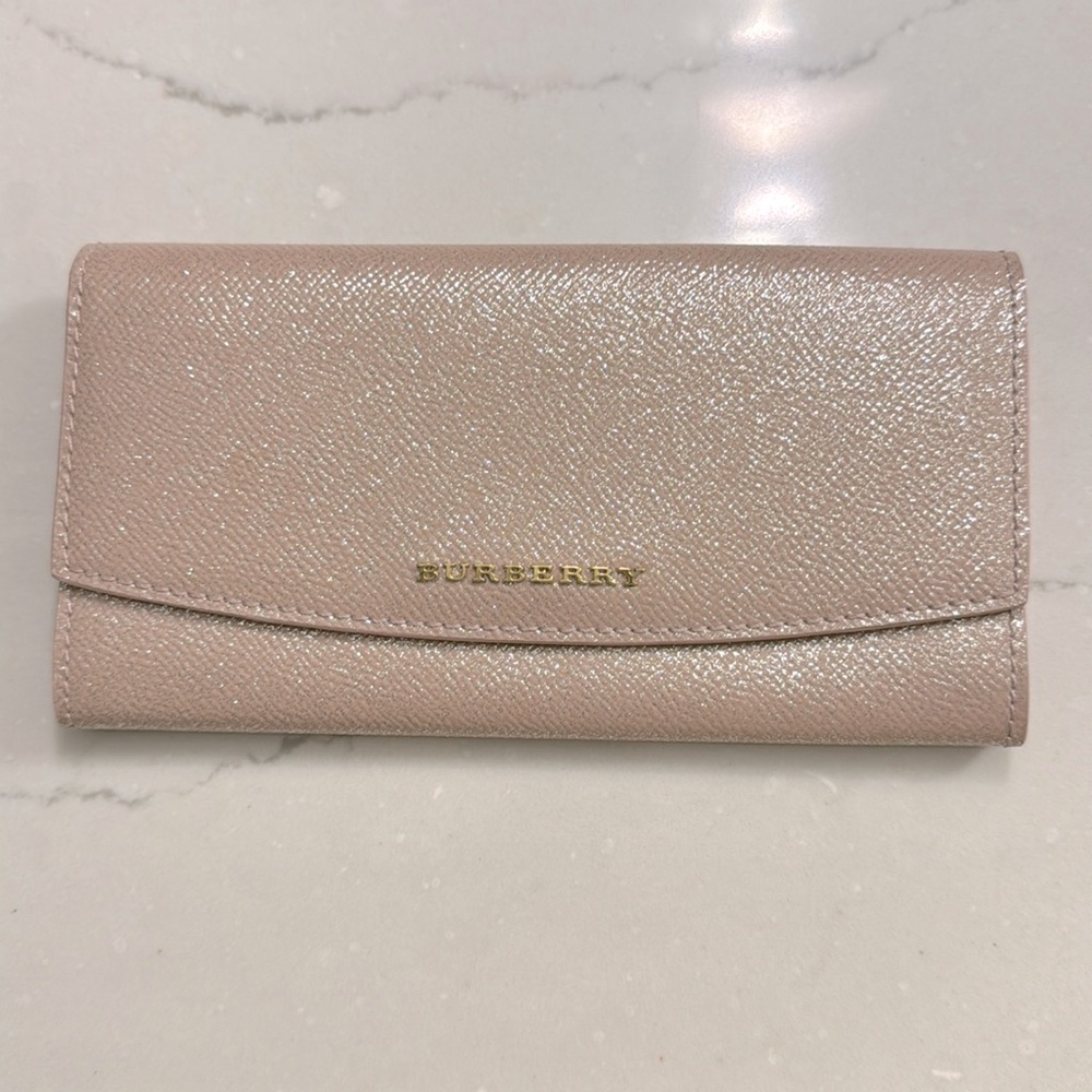 Burberry Pink Glitter Wallet